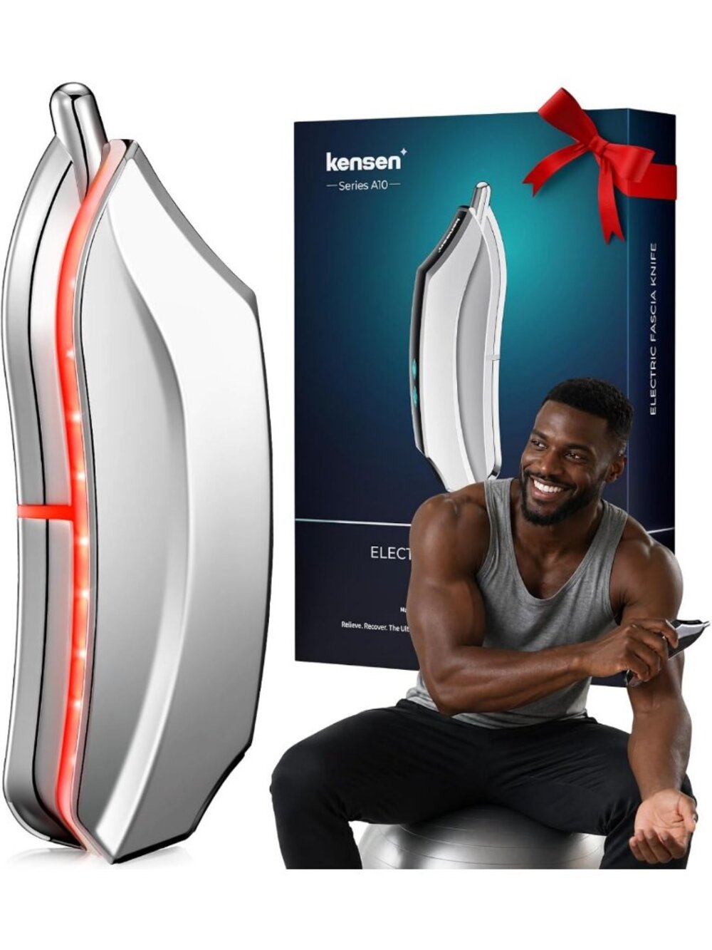 kensen Heated Muscle Scraper Tool, Electric Gua Sha Tool Sooth Whole Body
